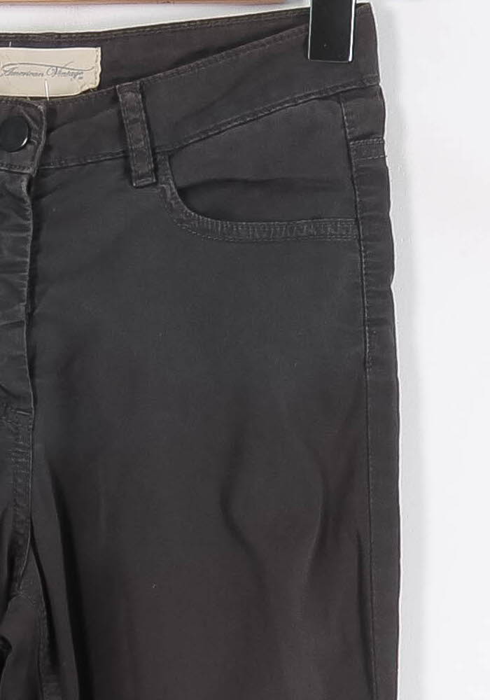 Pantalon Gris - Taille XS/34 de la marque American Vintage | PARAD84459 - Vendu par Paradigme - Image 3
