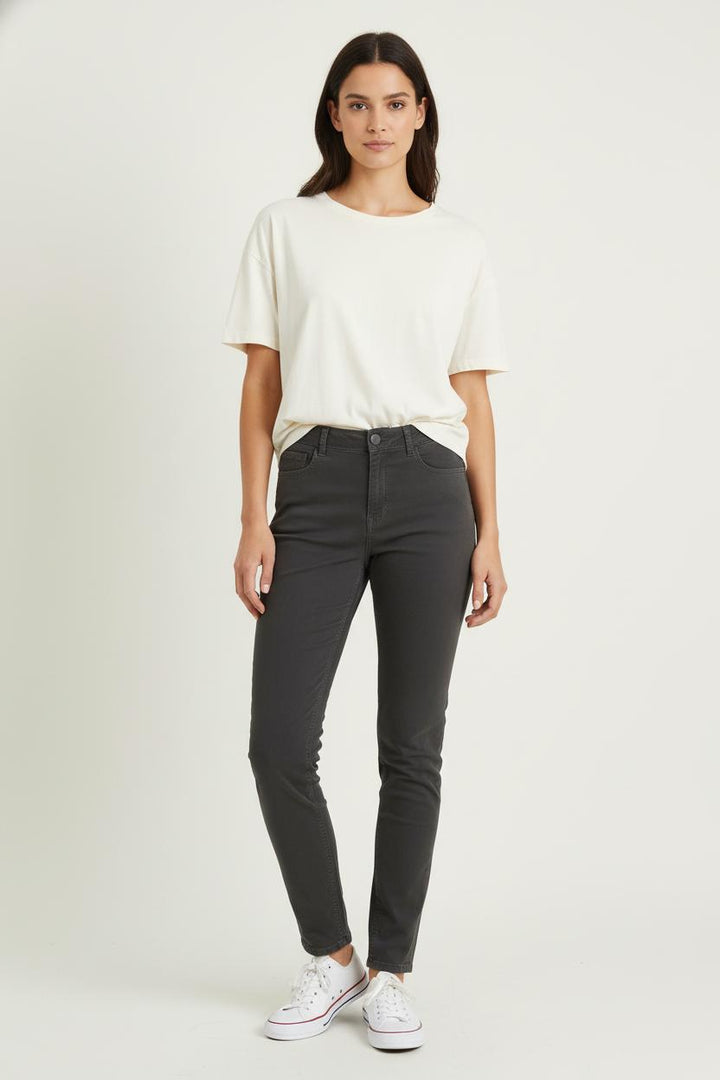 Pantalon Gris - Taille XS/34 de la marque American Vintage | PARAD84459 - Vendu par Paradigme - Image 1