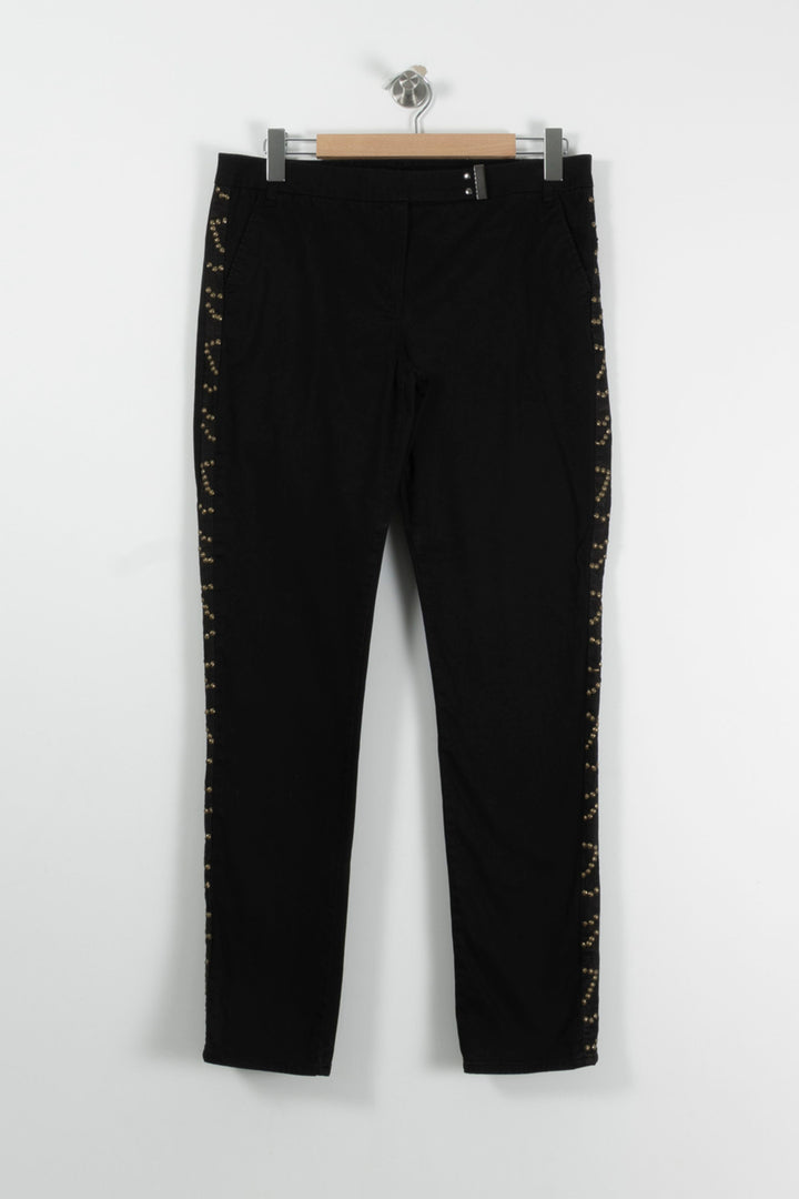 Pantalon Noir et Doré - Taille XL/42 de la marque IKKS | PARAD84462 - Vendu par Paradigme - Image 2