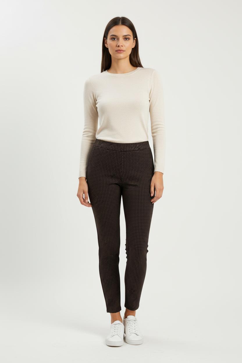 Pantalon Noir et Marron - Taille M/38 de la marque La Fée Maraboutée | PARAD84466 - Vendu par Paradigme - Image 1