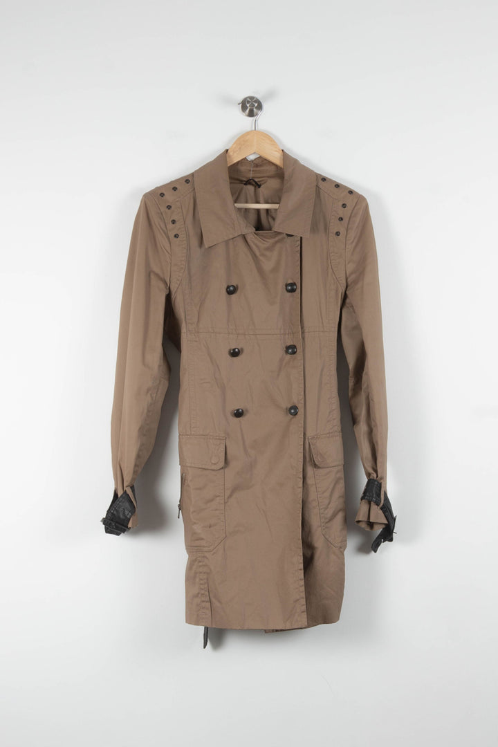 Trench Marron - Taille XXL/44 de la marque IKKS | PARAD84469 - Vendu par Paradigme - Image 2