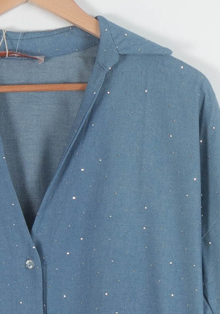 Robe Chemise Bleue - Taille M/38 de la marque Imprevu | PARAD84474 - Vendu par Paradigme - Image 3