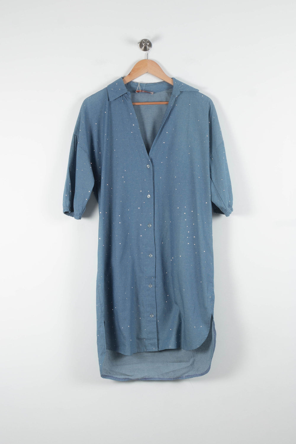 Robe Chemise Bleue - Taille M/38 de la marque Imprevu | PARAD84474 - Vendu par Paradigme - Image 2