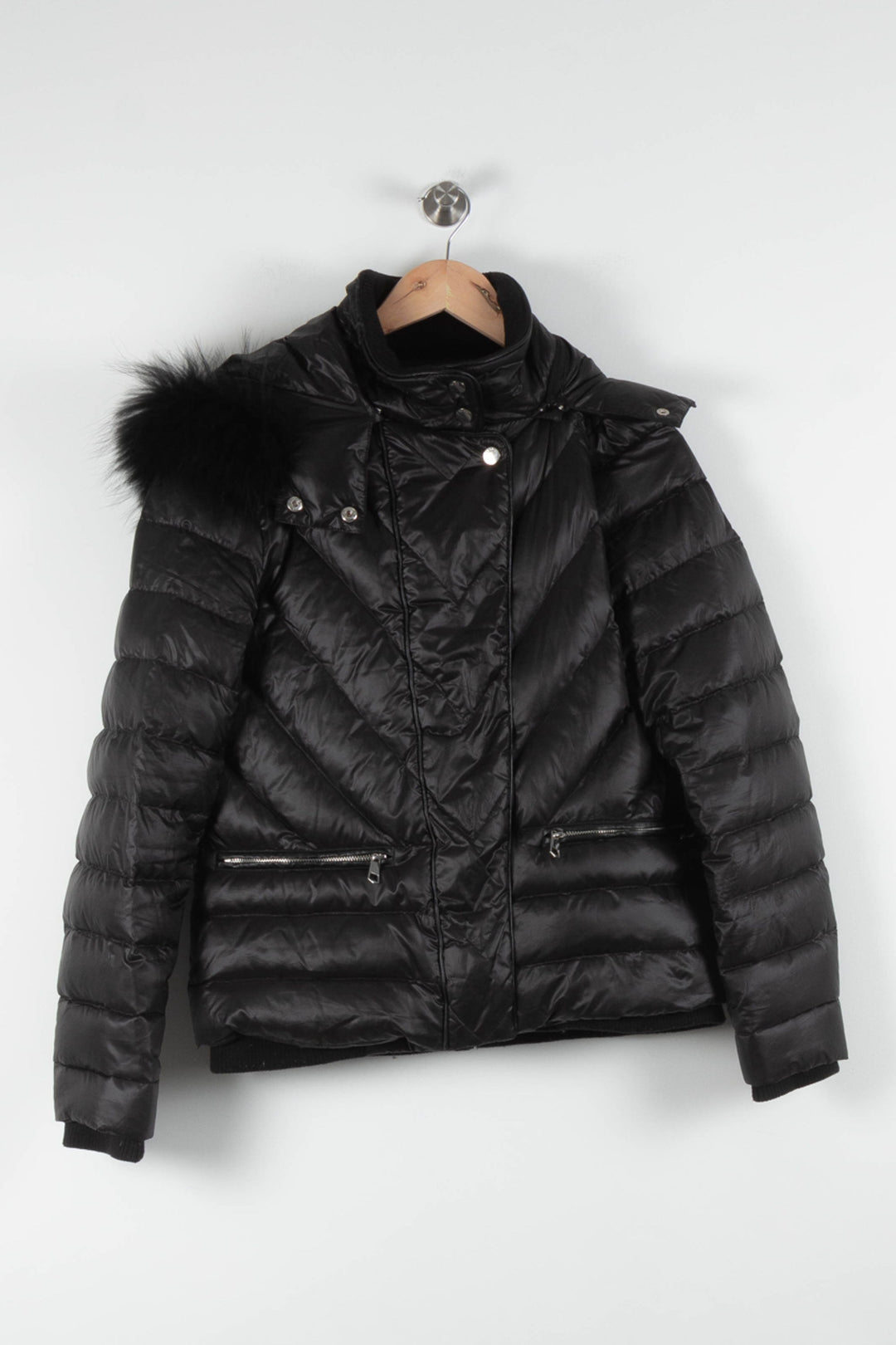 Doudoune Noire - Taille L/40 de la marque IKKS | PARAD84475 - Vendu par Paradigme - Image 4