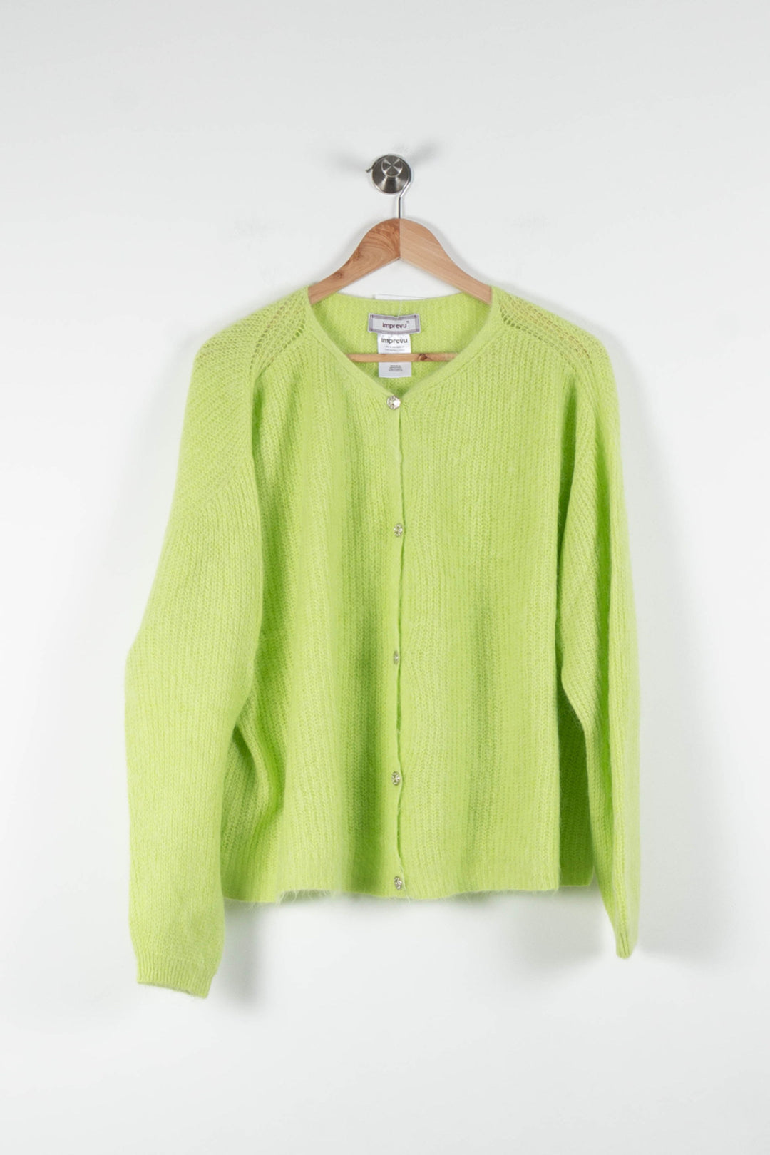 Cardigan Vert - Taille M/38 de la marque Imprevu | PARAD84477 - Vendu par Paradigme - Image 2