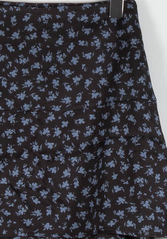 Jupe Volantée Noire et Bleue - Taille M/38 de la marque Imprevu | PARAD84482 - Vendu par Paradigme - Image 3