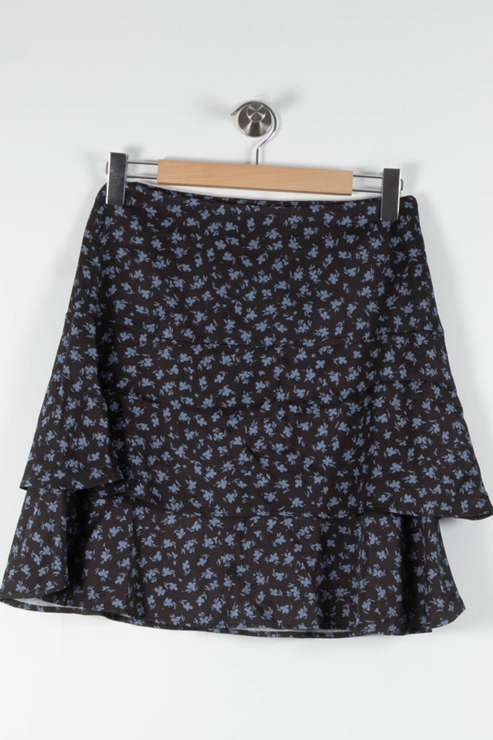 Jupe Volantée Noire et Bleue - Taille M/38 de la marque Imprevu | PARAD84482 - Vendu par Paradigme - Image 2