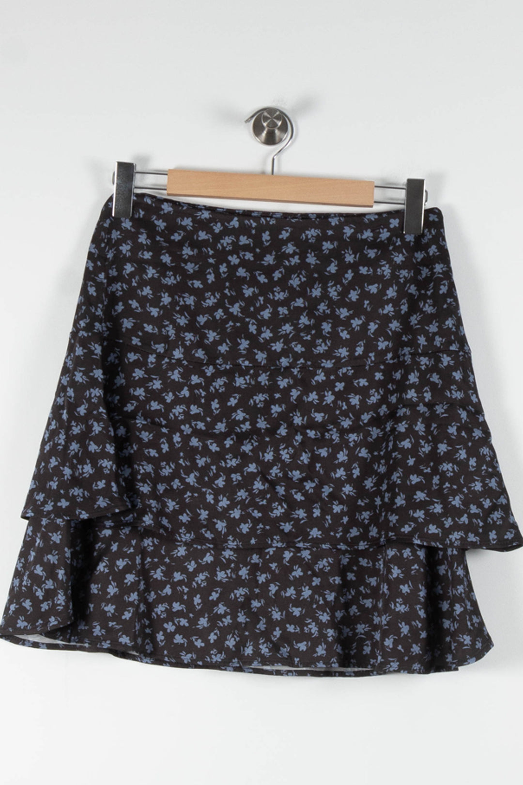 Jupe Volantée Noire et Bleue - Taille M/38 de la marque Imprevu | PARAD84482 - Vendu par Paradigme - Image 2
