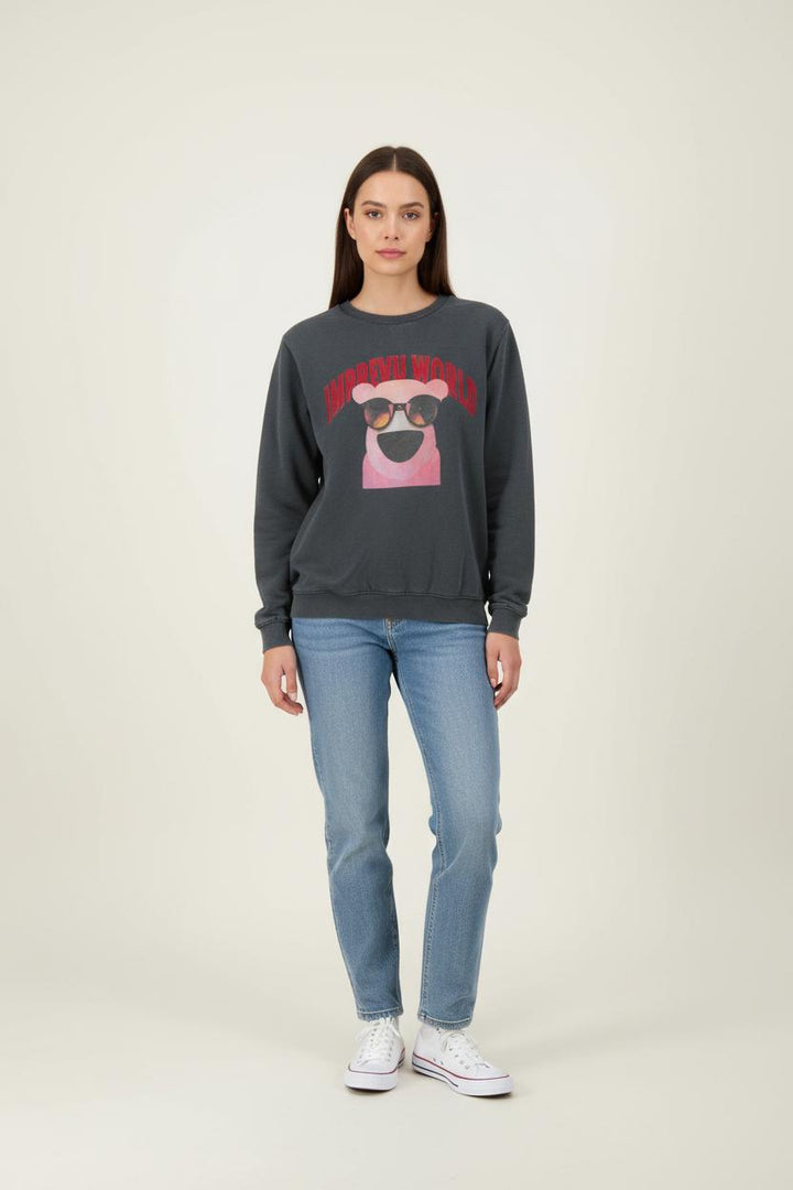 Sweatshirt Gris - Taille M/38 de la marque Imprevu | PARAD84483 - Vendu par Paradigme - Image 1
