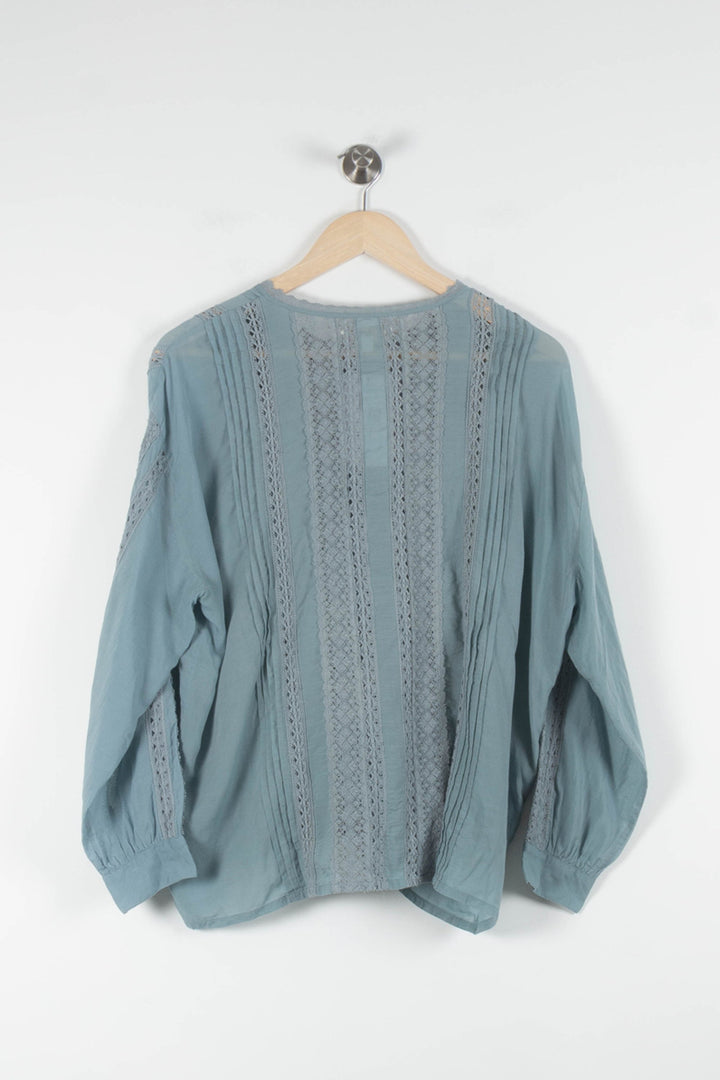 Blouse Bleue - Taille M/38 de la marque Stella Forest | PARAD84492 - Vendu par Paradigme - Image 4