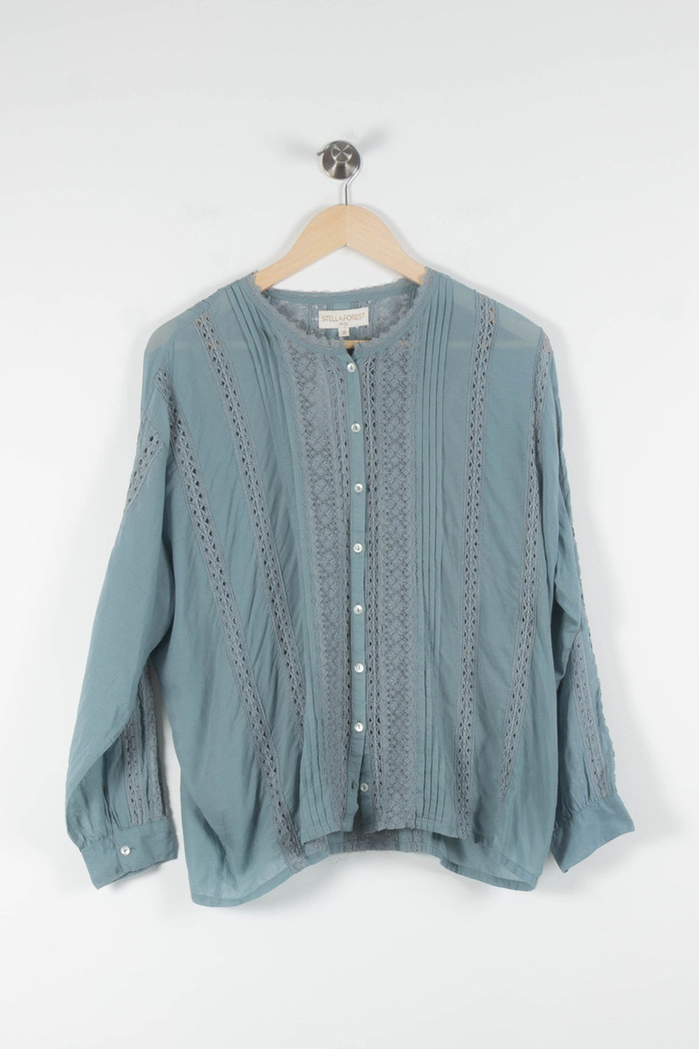 Blouse Bleue - Taille M/38 de la marque Stella Forest | PARAD84492 - Vendu par Paradigme - Image 2