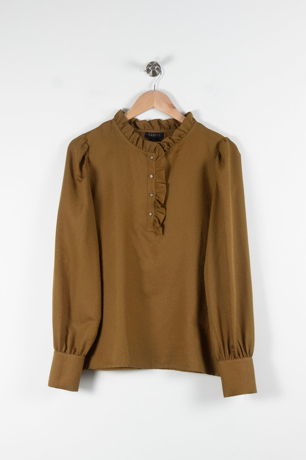 Blouse Marron - Taille XXL/44 de la marque Caroll | PARAD84502 - Vendu par Paradigme - Image 2