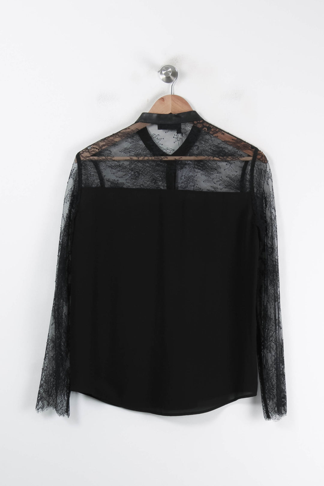 Blouse Noire - Taille M/38 de la marque The Kooples | PARAD84521 - Vendu par Paradigme - Image 4