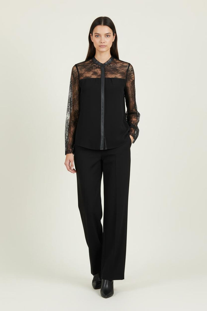 Blouse Noire - Taille M/38 de la marque The Kooples | PARAD84521 - Vendu par Paradigme - Image 1