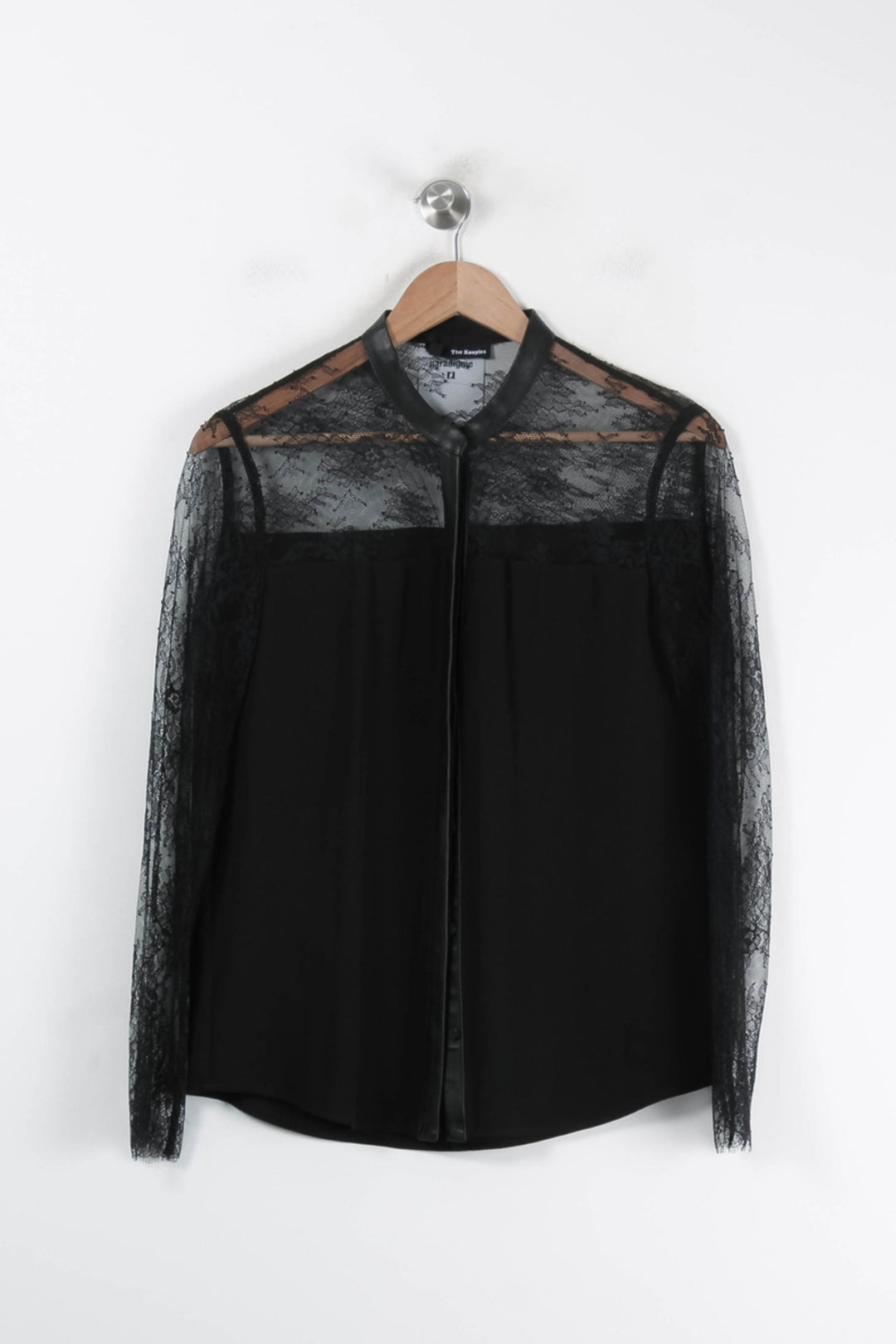 Blouse Noire - Taille M/38 de la marque The Kooples | PARAD84521 - Vendu par Paradigme - Image 2