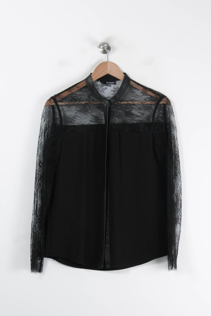 Blouse Noire - Taille M/38 de la marque The Kooples | PARAD84521 - Vendu par Paradigme - Image 2