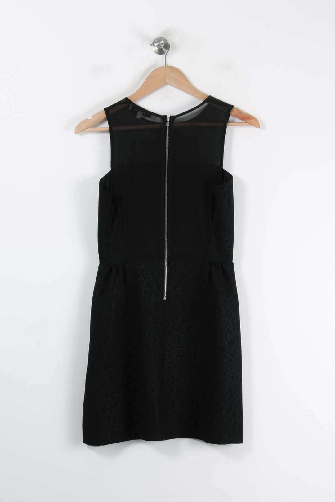 Robe Courte Noire - Taille S/36 de la marque Sandro | PARAD84524 - Vendu par Paradigme - Image 4