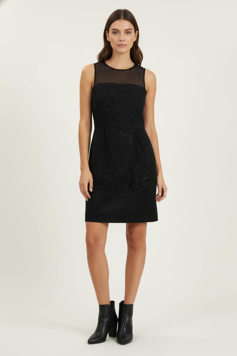 Robe Courte Noire - Taille S/36 de la marque Sandro | PARAD84524 - Vendu par Paradigme - Image 1
