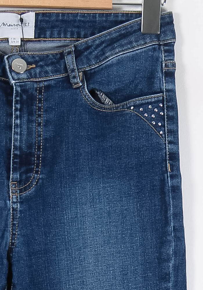 Jean Bleu - Taille S/36 de la marque Maison 123 | PARAD84525 - Vendu par Paradigme - Image 3