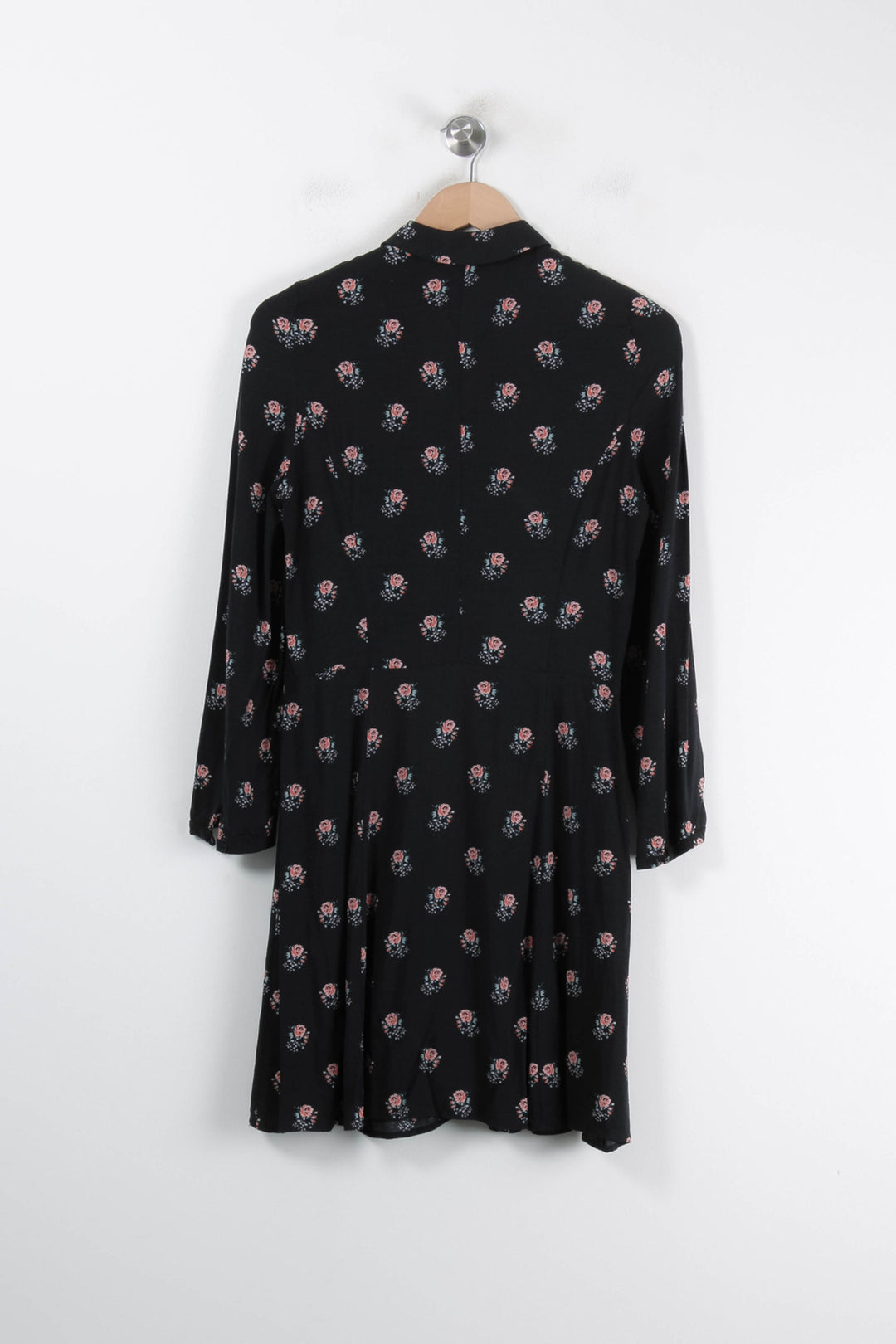 Robe Chemise Noire et Rose - Taille L/40 de la marque Pablo | PARAD84526 - Vendu par Paradigme - Image 4