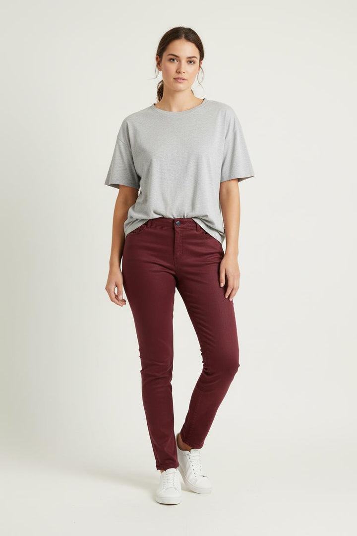 Jean Bordeaux - Taille L/40 de la marque One Step | PARAD84528 - Vendu par Paradigme - Image 1