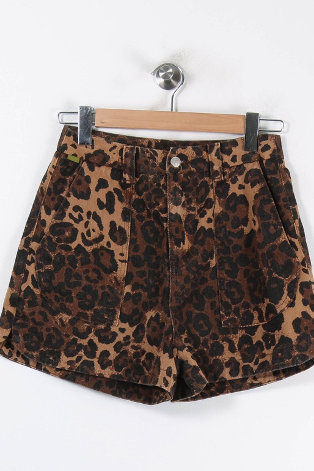 Short Léopard Marron et Noir - Taille S/36 de la marque FRNCH | PARAD84530 - Vendu par Paradigme - Image 2