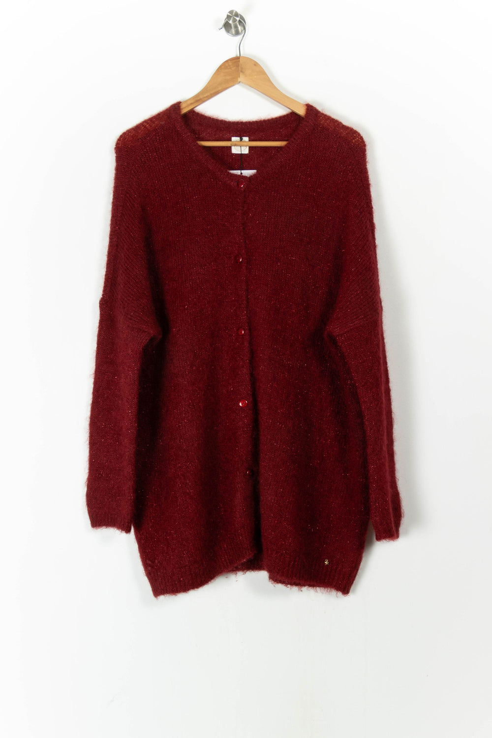 Cardigan Bordeaux - Taille L/40 de la marque Des petits hauts | PARAD84533 - Vendu par Paradigme - Image 2