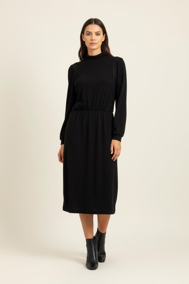 Robe Midi Noire - Taille XL/42 de la marque IKKS | PARAD84534 - Vendu par Paradigme - Image 1