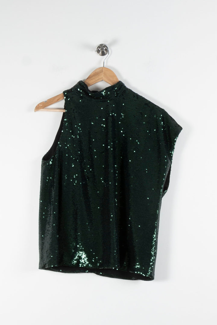 Débardeur Vert - Taille XL/42 de la marque IKKS | PARAD84535 - Vendu par Paradigme - Image 2
