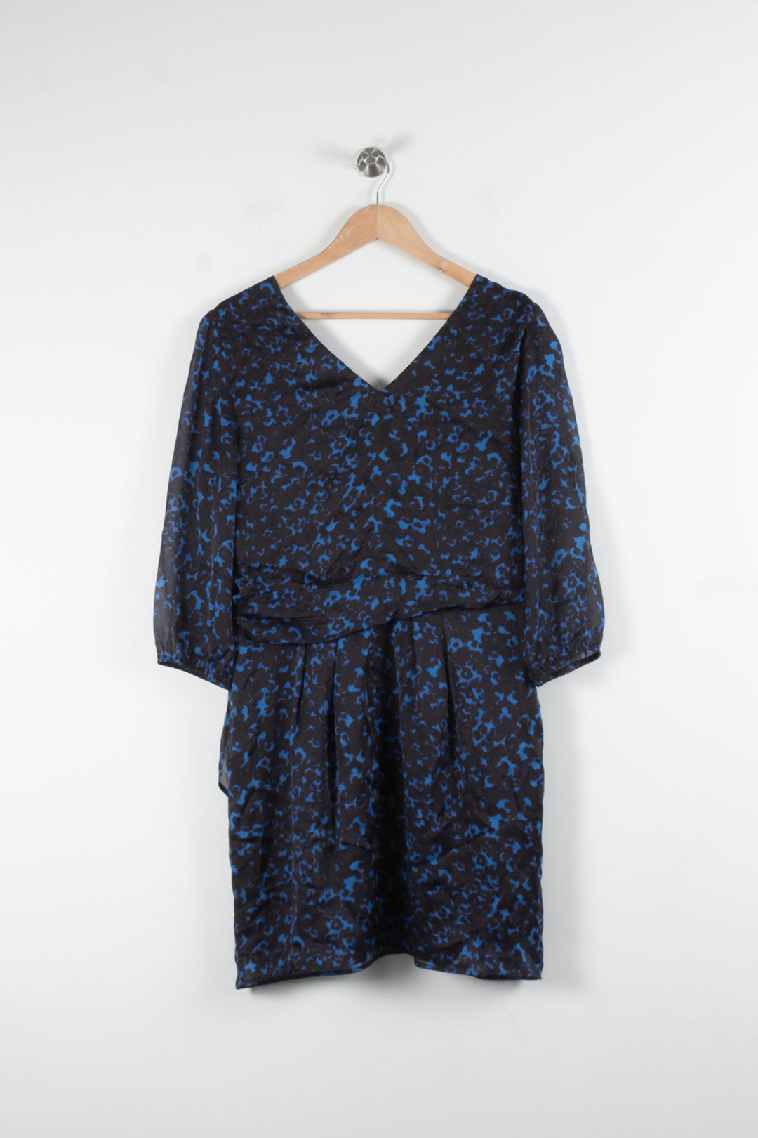 Robe Portefeuille Bleu et Noir - Taille XL/42 de la marque IKKS | PARAD84543 - Vendu par Paradigme - Image 4