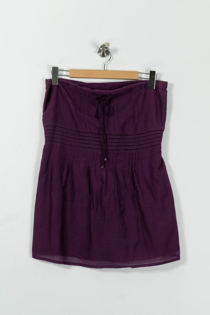Robe Courte Violette - Taille L/40 de la marque Sessùn | PARAD84550 - Vendu par Paradigme - Image 2