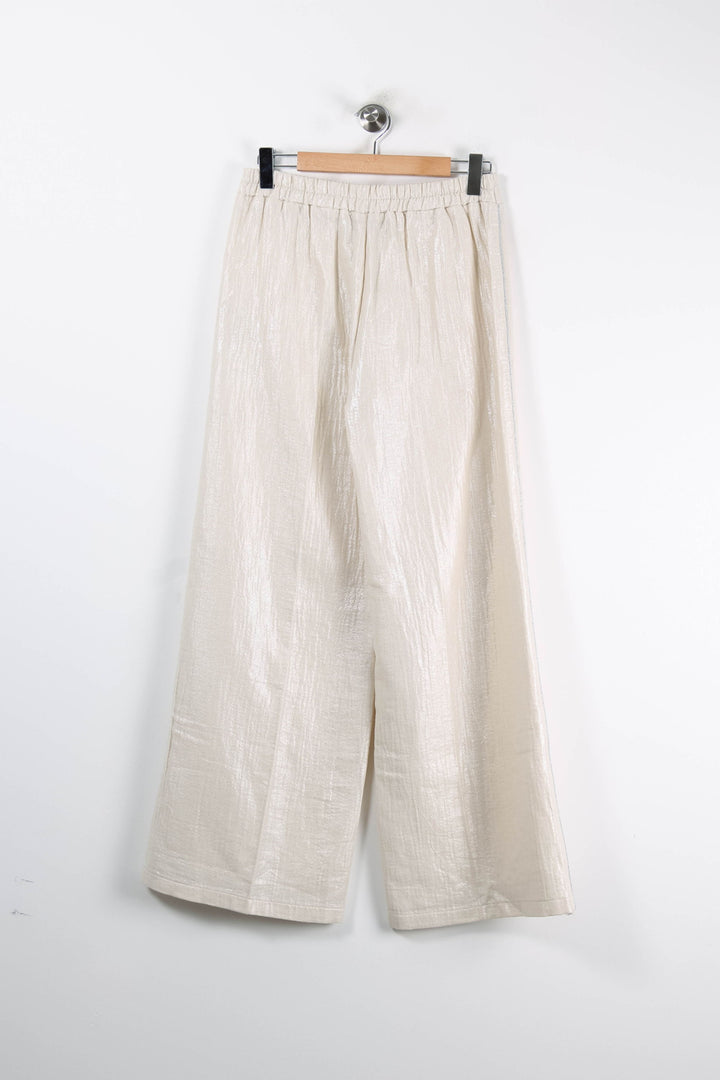 Pantalon Large Beige - Taille L/40 de la marque Imprevu | PARAD84551 - Vendu par Paradigme - Image 4