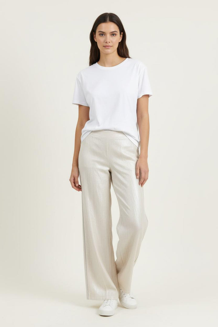Pantalon Large Beige - Taille L/40 de la marque Imprevu | PARAD84551 - Vendu par Paradigme - Image 1