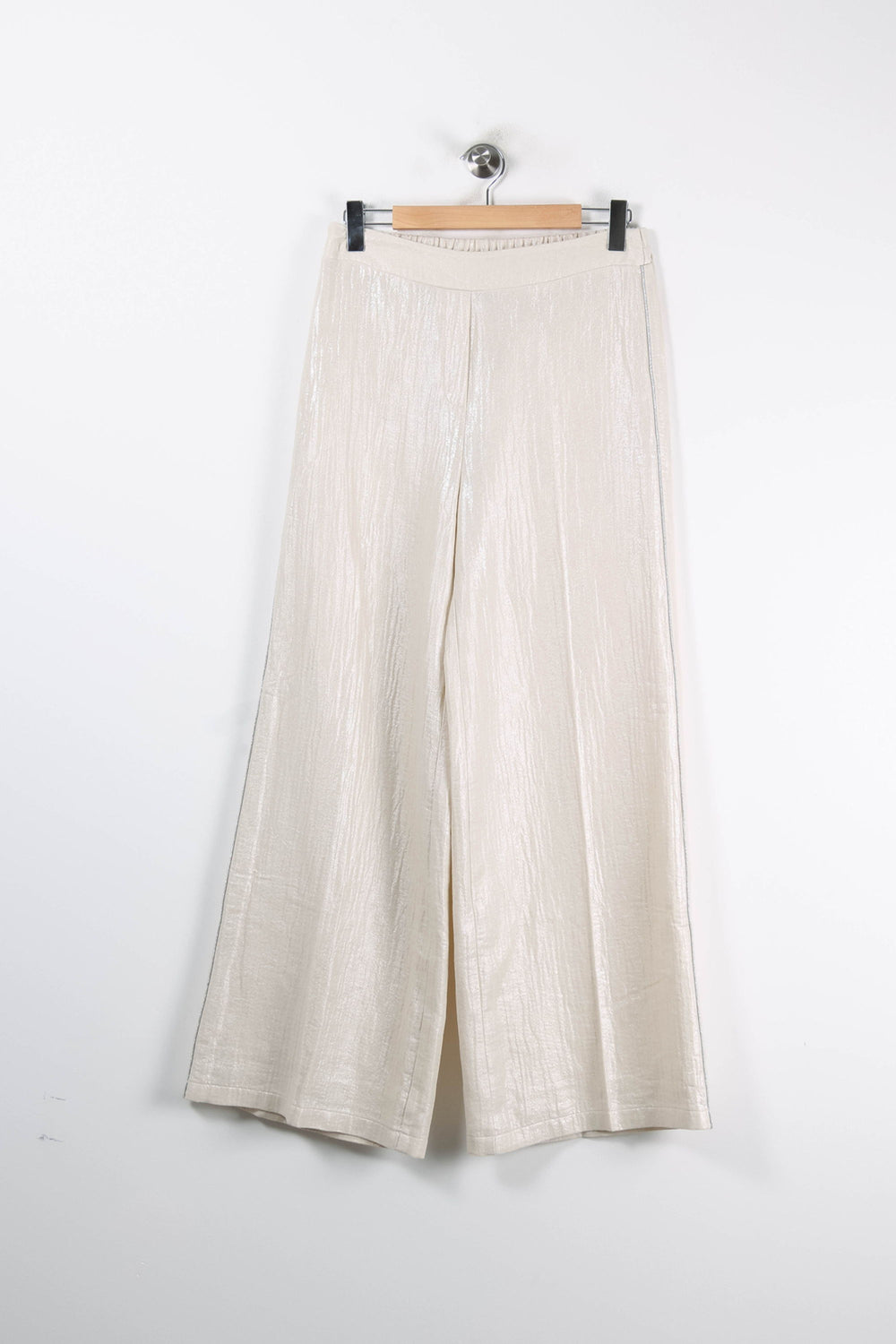 Pantalon Large Beige - Taille L/40 de la marque Imprevu | PARAD84551 - Vendu par Paradigme - Image 2