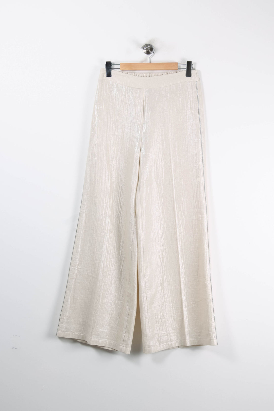 Pantalon Large Beige - Taille L/40 de la marque Imprevu | PARAD84551 - Vendu par Paradigme - Image 2