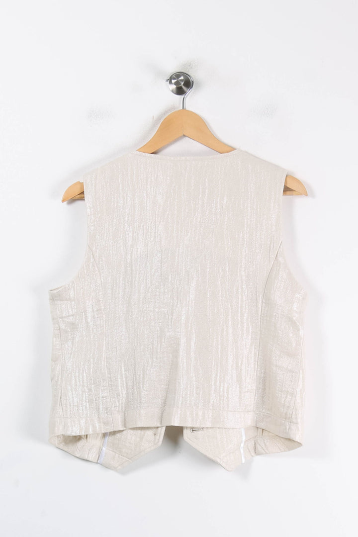 Gilet Beige - Taille L/40 de la marque Imprevu | PARAD84556 - Vendu par Paradigme - Image 4