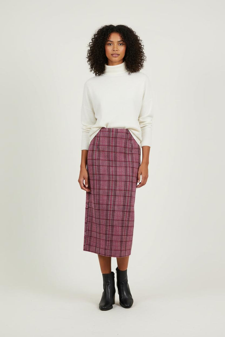 Jupe Longue Rose et Noire - Taille XS/34 de la marque Imprevu | PARAD84565 - Vendu par Paradigme - Image 1