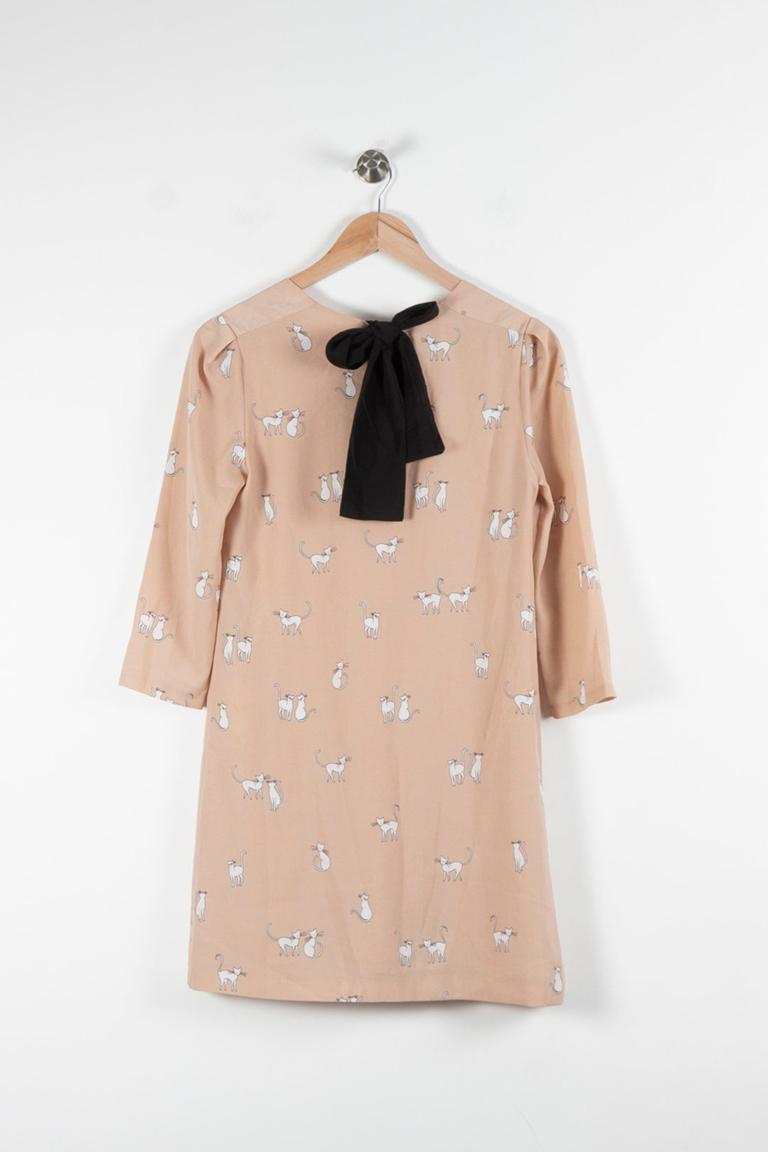 Robe Droite Rose - Taille S/36 de la marque Claudie Pierlot | PARAD84575 - Vendu par Paradigme - Image 4