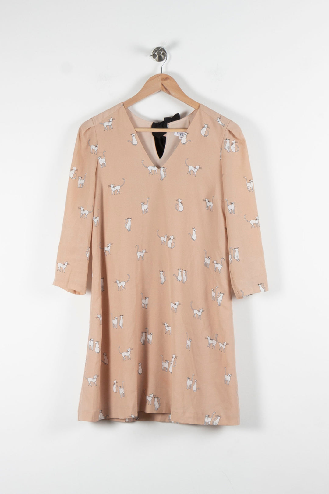 Robe Droite Rose - Taille S/36 de la marque Claudie Pierlot | PARAD84575 - Vendu par Paradigme - Image 2