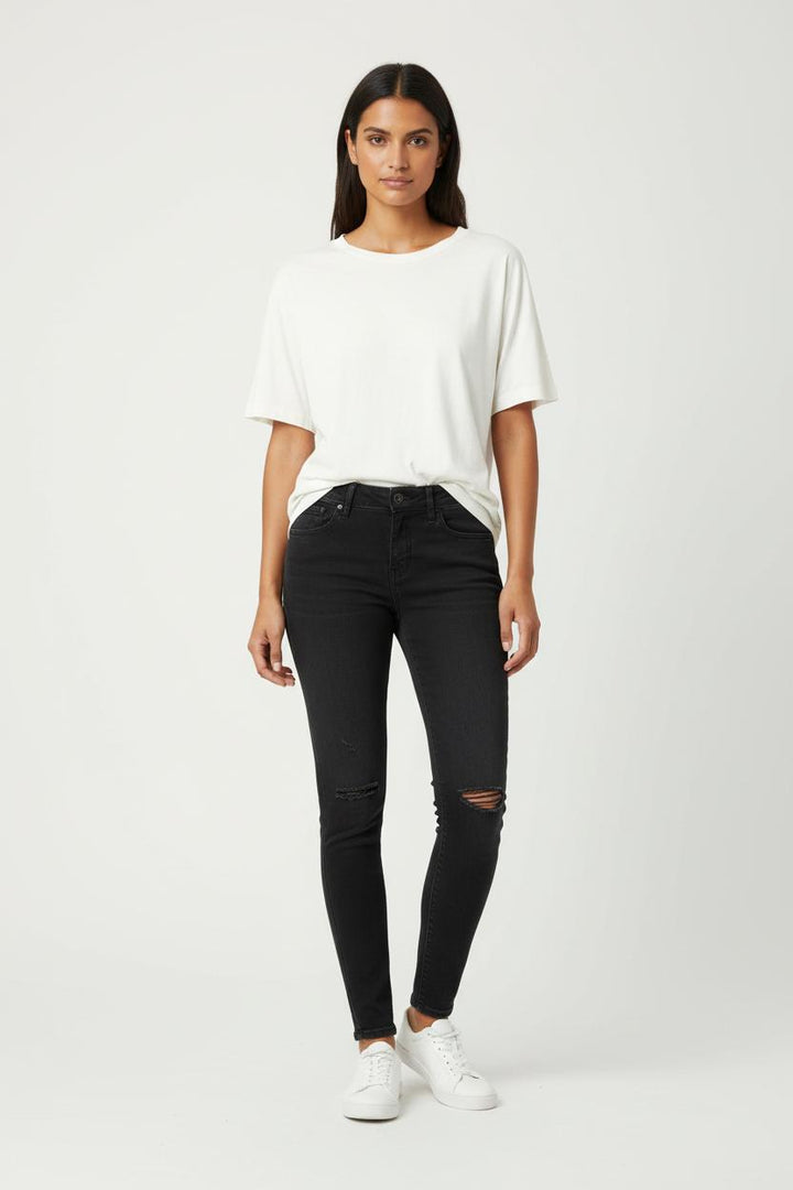 Jean Skinny Noir - Taille S/36 de la marque The Kooples | PARAD84576 - Vendu par Paradigme - Image 1