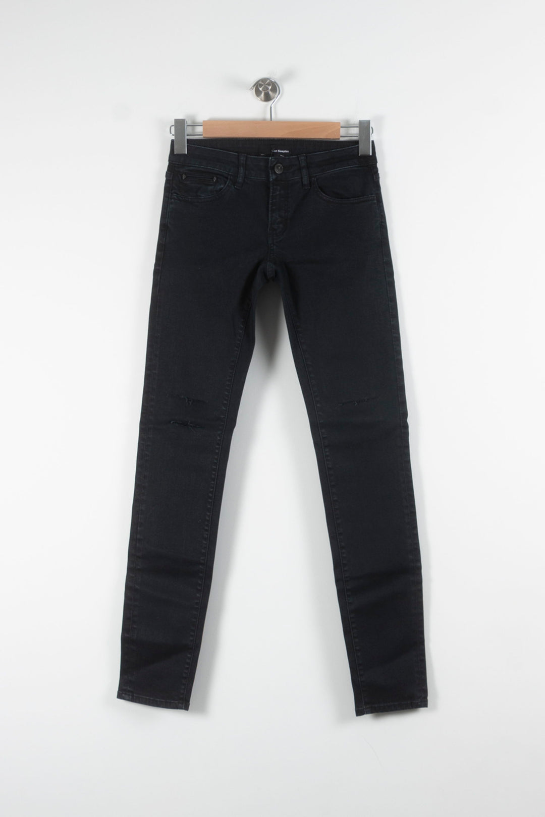 Jean Skinny Noir - Taille S/36 de la marque The Kooples | PARAD84576 - Vendu par Paradigme - Image 2