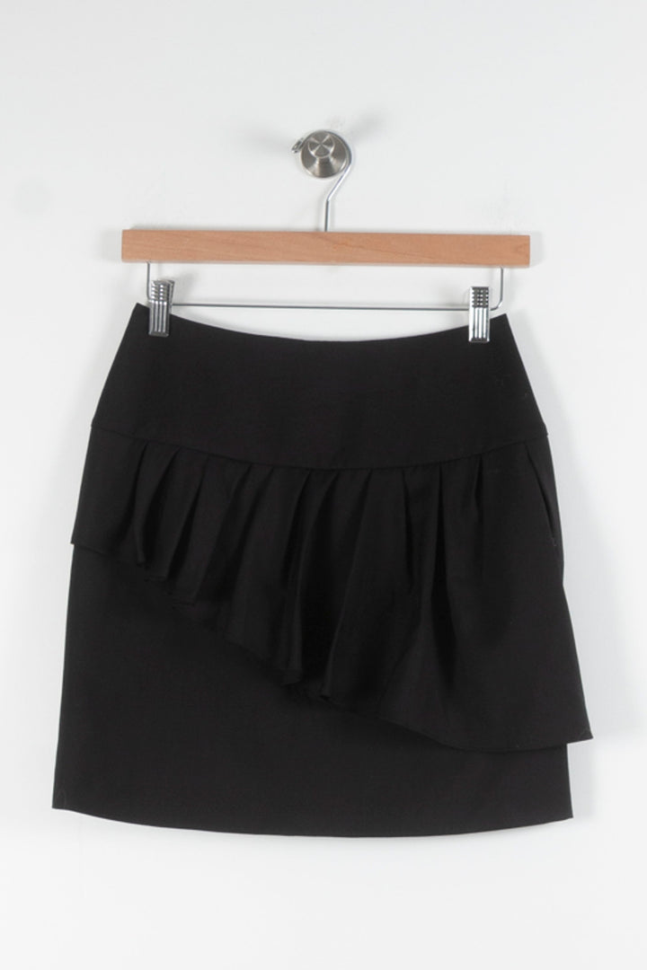 Jupe Volantée Noire - Taille S/36 de la marque The Kooples | PARAD84579 - Vendu par Paradigme - Image 2