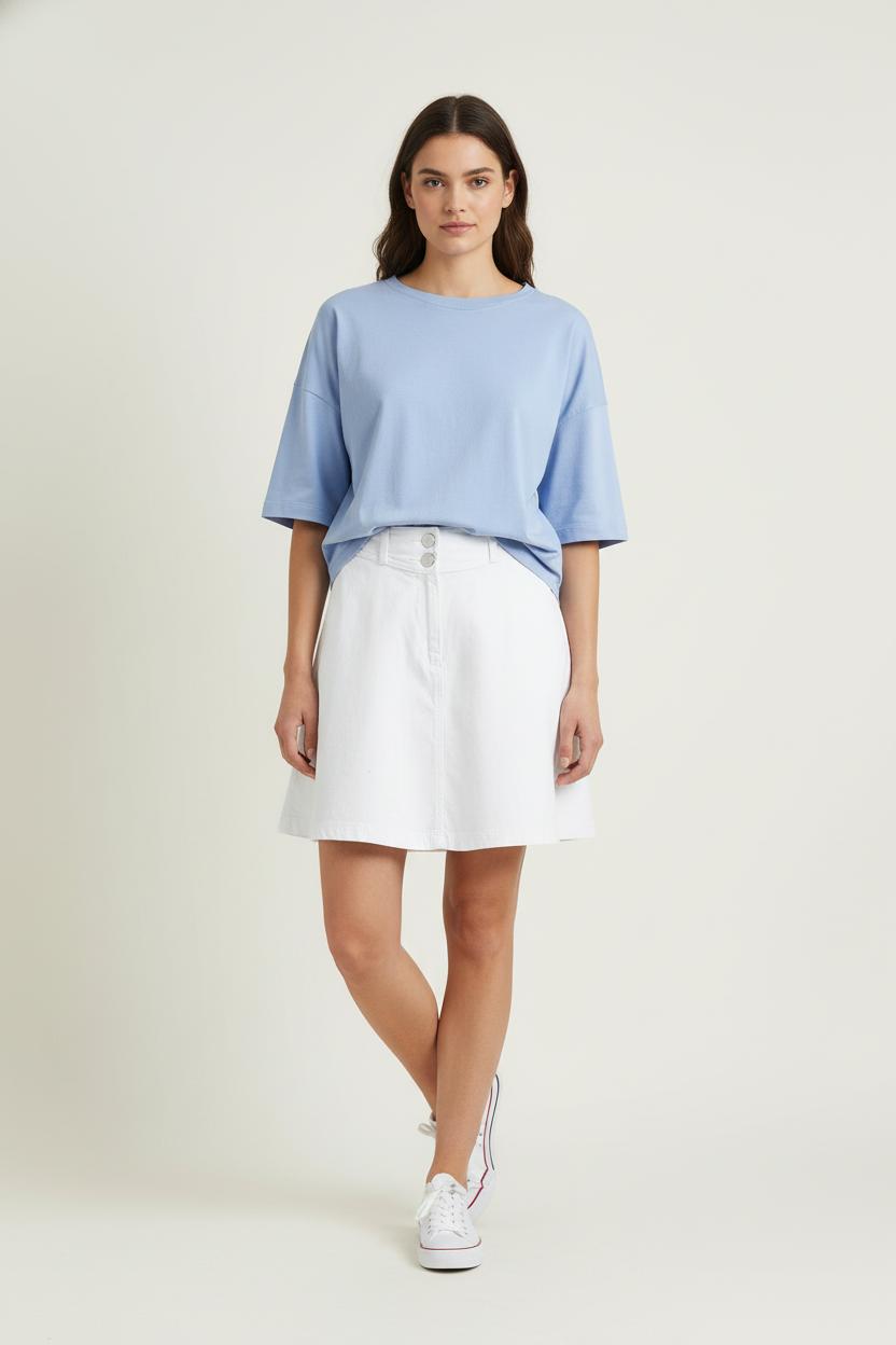 Jupe Évasée Blanche - Taille XS/34 de la marque Maje | PARAD84584 - Vendu par Paradigme - Image 1