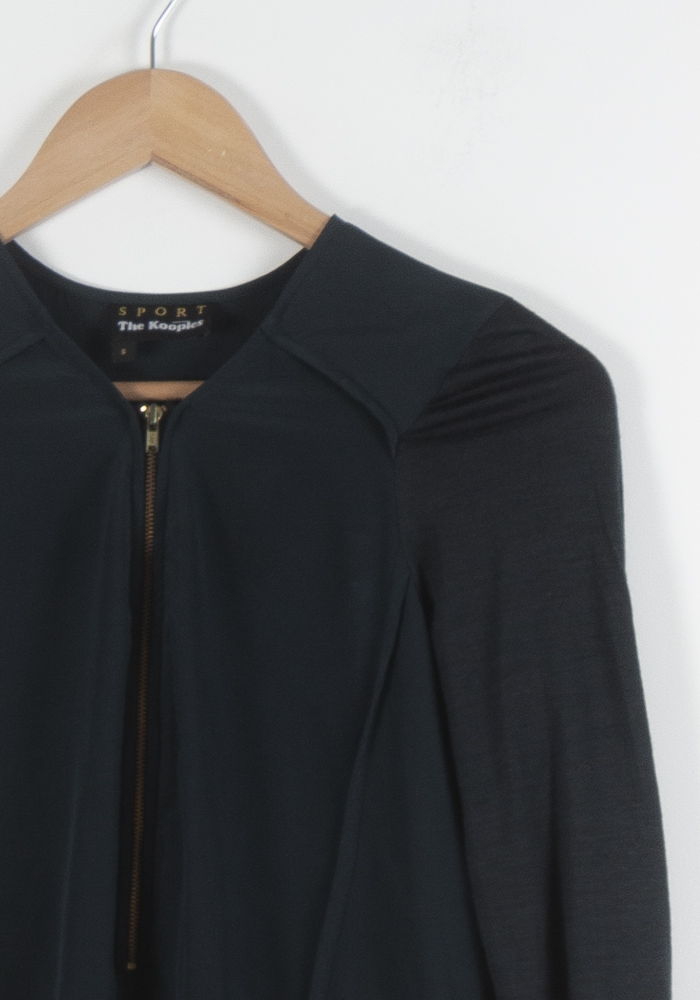 Chemise Noire - Taille S/36 de la marque The Kooples - Sport | PARAD84585 - Vendu par Paradigme - Image 3