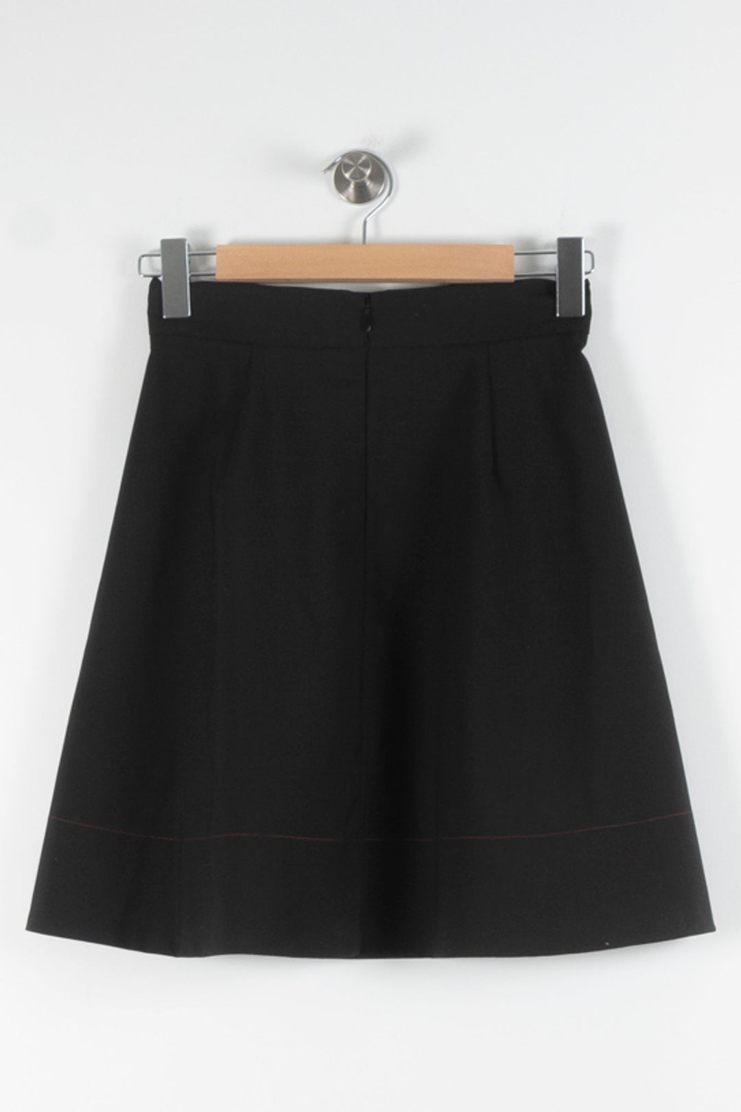Jupe Trapèze Noire - Taille S/36 de la marque Claudie Pierlot | PARAD84586 - Vendu par Paradigme - Image 4