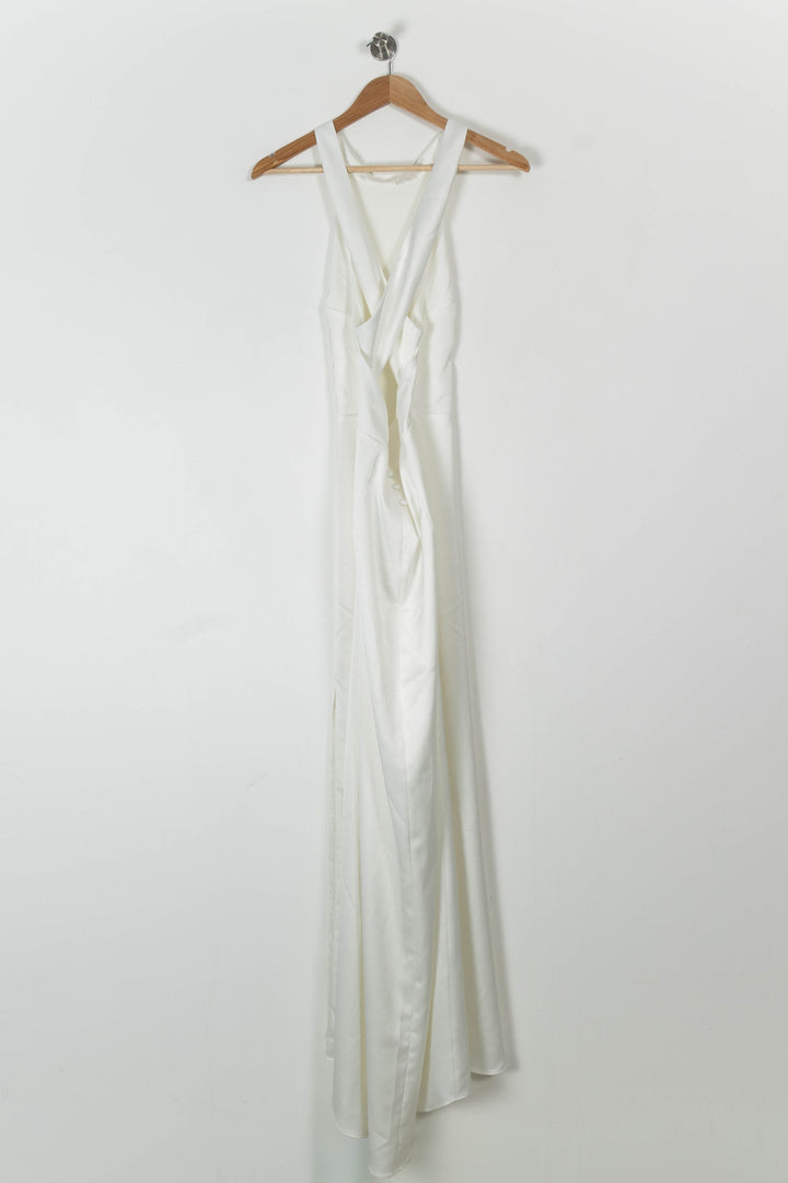 Robe Longue Blanche - Taille M/38 de la marque Maison Lemoine | PARAD84596 - Vendu par Paradigme - Image 4