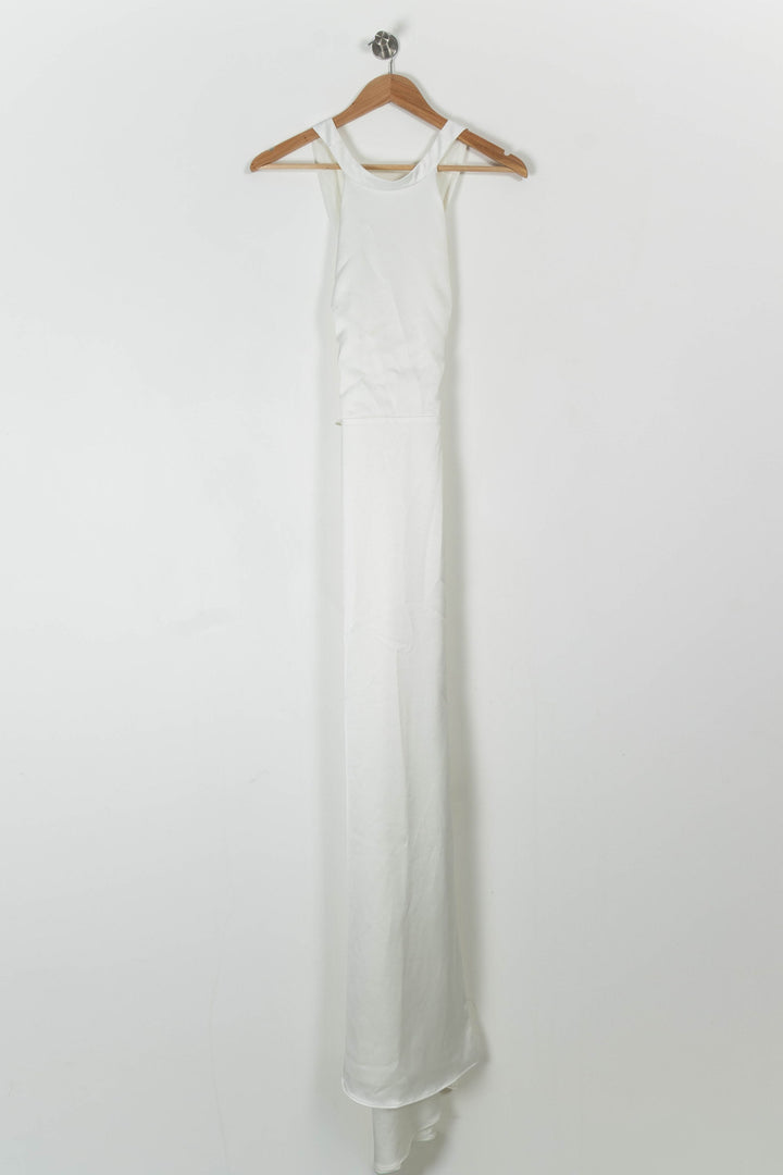 Robe Longue Blanche - Taille M/38 de la marque Maison Lemoine | PARAD84596 - Vendu par Paradigme - Image 2
