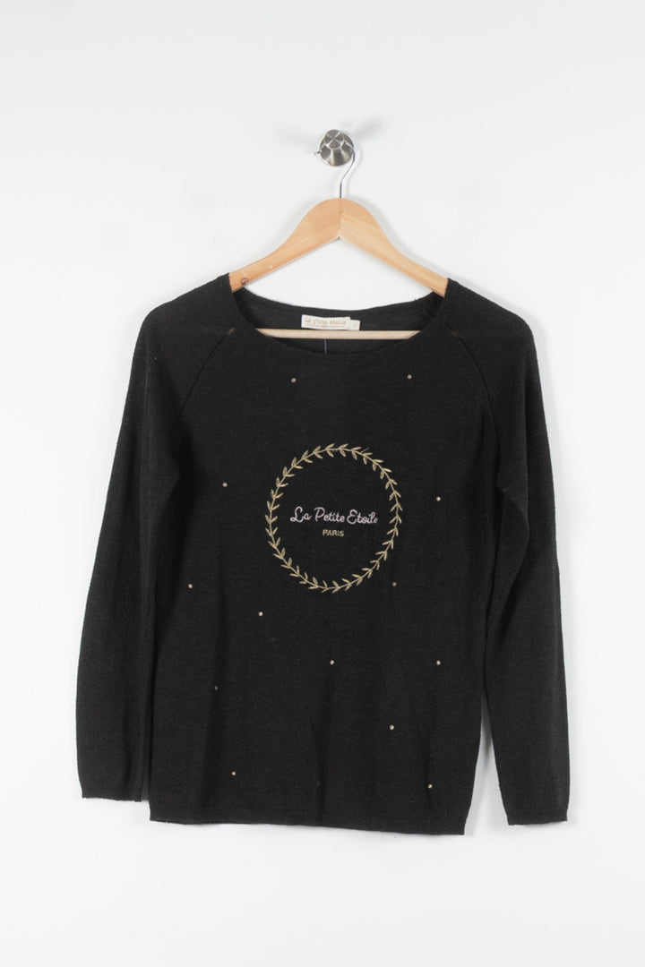 Pull Gris - Taille S/36 de la marque La Petite Etoile | PARAD84598 - Vendu par Paradigme - Image 2