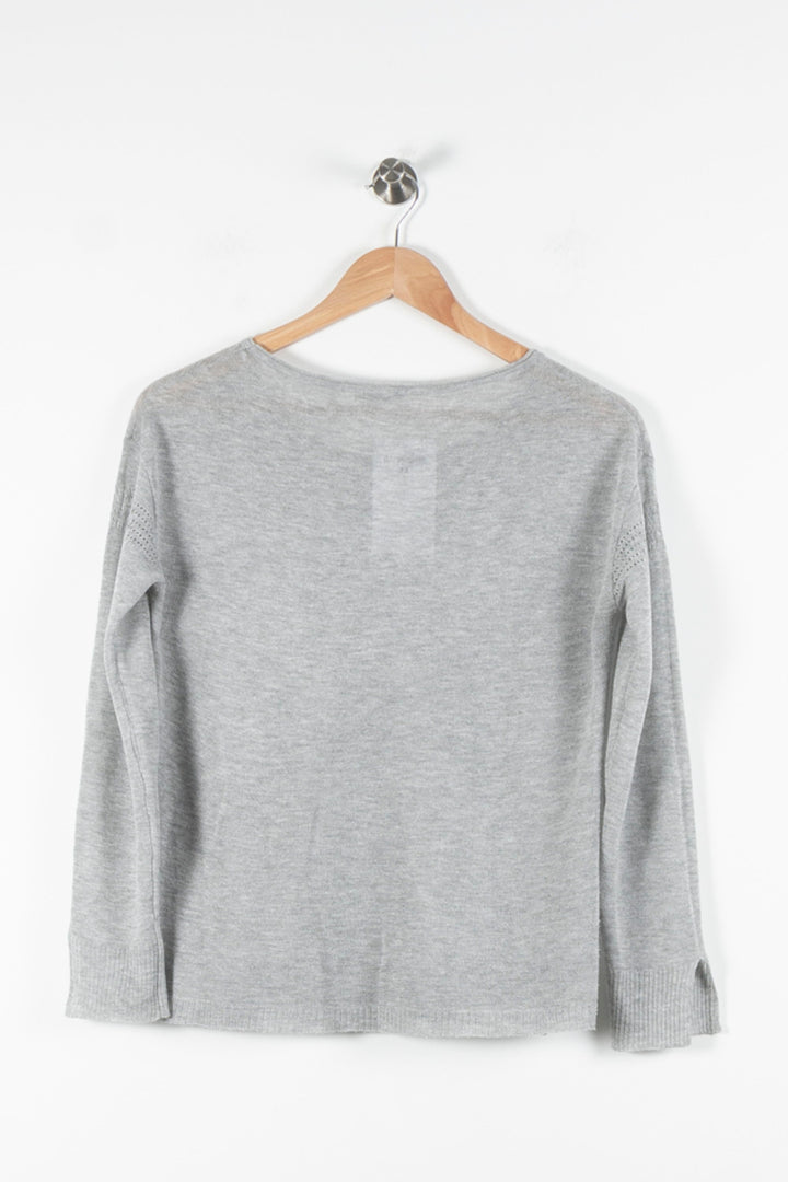 Pull Gris - Taille S/36 de la marque IKKS | PARAD84602 - Vendu par Paradigme - Image 4