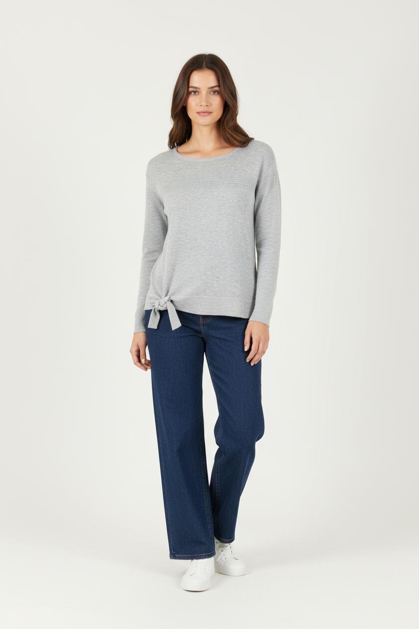 Pull Gris - Taille S/36 de la marque IKKS | PARAD84602 - Vendu par Paradigme - Image 1